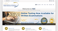 Desktop Screenshot of nbccert.org